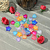 HOBBIESAY 640Pcs 16 Styles Eco-Friendly Transparent Acrylic Beads MACR-HY0001-10-5