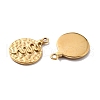 Ion Plating(IP) 316 Surgical Stainless Steel Pendants STAS-D450-12G-3