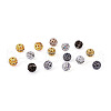 Cheriswelry 80Pcs 8 Colors Alloy Rhinestone Beads FIND-CW0001-12-2