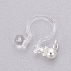Transparent U Type Painless Prevent Allergy Resin Ear Clip KY-L005-04S-1
