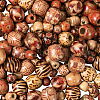 300Pcs 3 Style Wooden Beads WOOD-PJ0001-04-4