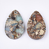 Synthetic Aqua Terra Jasper Pendants X-G-S329-078-2