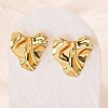 304 Stainless Steel Stud Earrings for Women EJEW-U052-03G-2