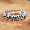 Skull Head Alloy Finger Rings FS-WGF71B4-02-2