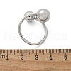 304 Stainless Steel Round Cuff Rings for Women RJEW-A063-01E-P-5