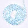 Synthetic Quartz Crystal Beads Strands G-T108-29A-2