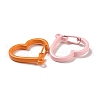 Spray Painted Alloy Key Snap Hook Clasps for Keychains FIND-L016-03-2