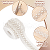 BENECREAT Grenadine Mesh Lace Trim with Plastic Pearl OCOR-BC0007-32A-4
