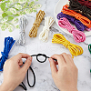 SUPERFINDINGS 18 Colors Braided PU Leather Cords Set WL-FH0001-03-3