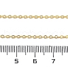 Brass Cable Chain Necklaces for Men Women NJEW-G160-05G-5