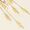 Alloy Leaf Pendant Multi Layered Y Necklaces for Women FS-WG83705-01-3