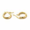 201 Stainless Steel Grooved Hoop Earrings with 304 Stainless Steel Pin for Women EJEW-M214-13D-G-1