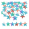   36Pcs 6 Colors Opaque Resin Pendants RESI-PH0002-25-7