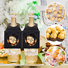   48Pcs 4 Styles Square Kraft Paper Festival Gift Storage Boxes with PVC Window and Hole Handle CON-PH0003-05A-6