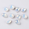 Faceted Teardrop K9 Glass Rhinestone Cabochons X-RGLA-I001-10x7mm-031-1