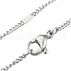 Non-Tarnish 304 Stainless Steel Link Chain Necklaces X-NJEW-F248-16A-P-2