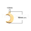 304 Stainless Steel Pendants STAS-I140-05G-2