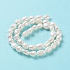Natural Keshi Pearl Beads Strands PEAR-Z002-17-3
