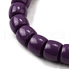 Natural Lepidolite/Purple Mica Stone Beads Strands G-F791-B01-4
