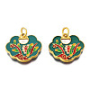 Alloy Enamel Pendants ENAM-N056-050-1