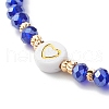 Glass Beads Stretch Bracelets Sets BJEW-JB06575-05-10