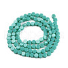 Opaque Solid Color Glass Beads Strands GLAA-N052-05B-A15-2