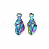 201 Stainless Steel Shell Pendants STAS-S119-054-2