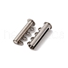 304 Stainless Steel Slide Lock Clasps STAS-A117-07B-P-2