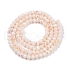 Electroplate Opaque Solid Color Glass Beads Strands EGLA-A044-P3mm-L05-3