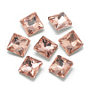 Pointed Back Glass Rhinestone Cabochons RGLA-T027-10x10mm-06-1