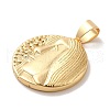 Real 18K Gold Plated Zodiac Theme Brass Pendants KK-M273-04H-G-2