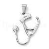 Non-Tarnish 304 Stainless Steel Pendants STAS-G261-01P-2