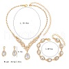 Alloy Rhinestone Jewelry Sets FS-WGDD53E-02-2