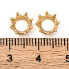 Crown Brass Beads KK-K378-45B-G-2