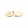 Ion Plating(IP) 304 Stainless Steel Charms STAS-N097-133LG-2