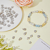 HOBBIEASY 310Pcs 8 Style CCB Plastic Beads CCB-HY0001-02-4