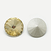 Pointed Back Glass Rhinestone Cabochons X-RGLA-T086-14mm-04-2