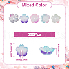 SUNNYCLUE 500Pcs Luminous Transparent Resin Beads RESI-SC0003-51-2
