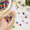 SUNNYCLUE 120Pcs 12 Colors Pave Disco Ball Beads RB-SC0001-12-3