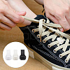  150Pcs 3 Colors Nylon Detachable Blank Shoelace Buckle Clips FIND-NB0004-21-4