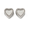 304 Stainless Steel European Beads STAS-D307-02A-P-1