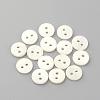 2-Hole Freshwater Shell Buttons BUTT-S020-23-10mm-1