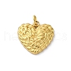 304 Stainless Steel Charms STAS-E550-01G-1