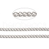 304 Stainless Steel Curb Chains CHS-E005-01P-2