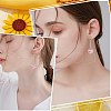 32Pcs 4 Styles Transparent Resin Pendants RESI-SZ0001-75-6