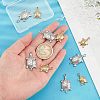 Unicraftale 10Pcs 2 Style 304 Stainless Steel Pendants STAS-UN0031-13-2