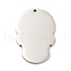 Printed 201 Stainless Steel Sugar Skull Pendants STAS-E174-01P-01-3