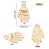 SUNNYCLUE Alloy Charms FIND-SC0002-56-2