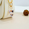 DELORIGIN 48Pcs 6 Styles Alloy Enamel Pendants ENAM-DR0001-04-5