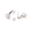 Mother's Day Jewellery 925 Sterling Silver Studs Earring EJEW-H002-05P-2
